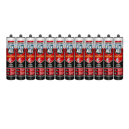 Soudal Fix ALL High Tack Sealant 290ml, Aluminium (Box of 12)