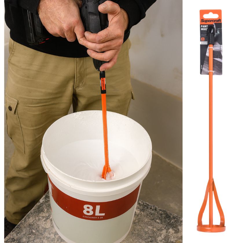 Supercraft House Paint Mixer 60x400mm Drill Attachment - South East Clearance Centre