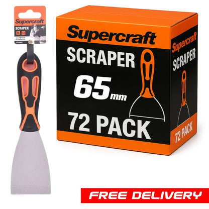 Supercraft Putty/Filler/Compound Scraper 63mm (72 Pack) - South East Clearance Centre