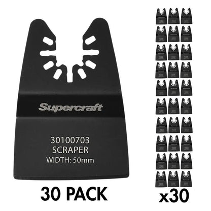 Supercraft Multi Tool Scraper Blade 50mm - 30 PACK