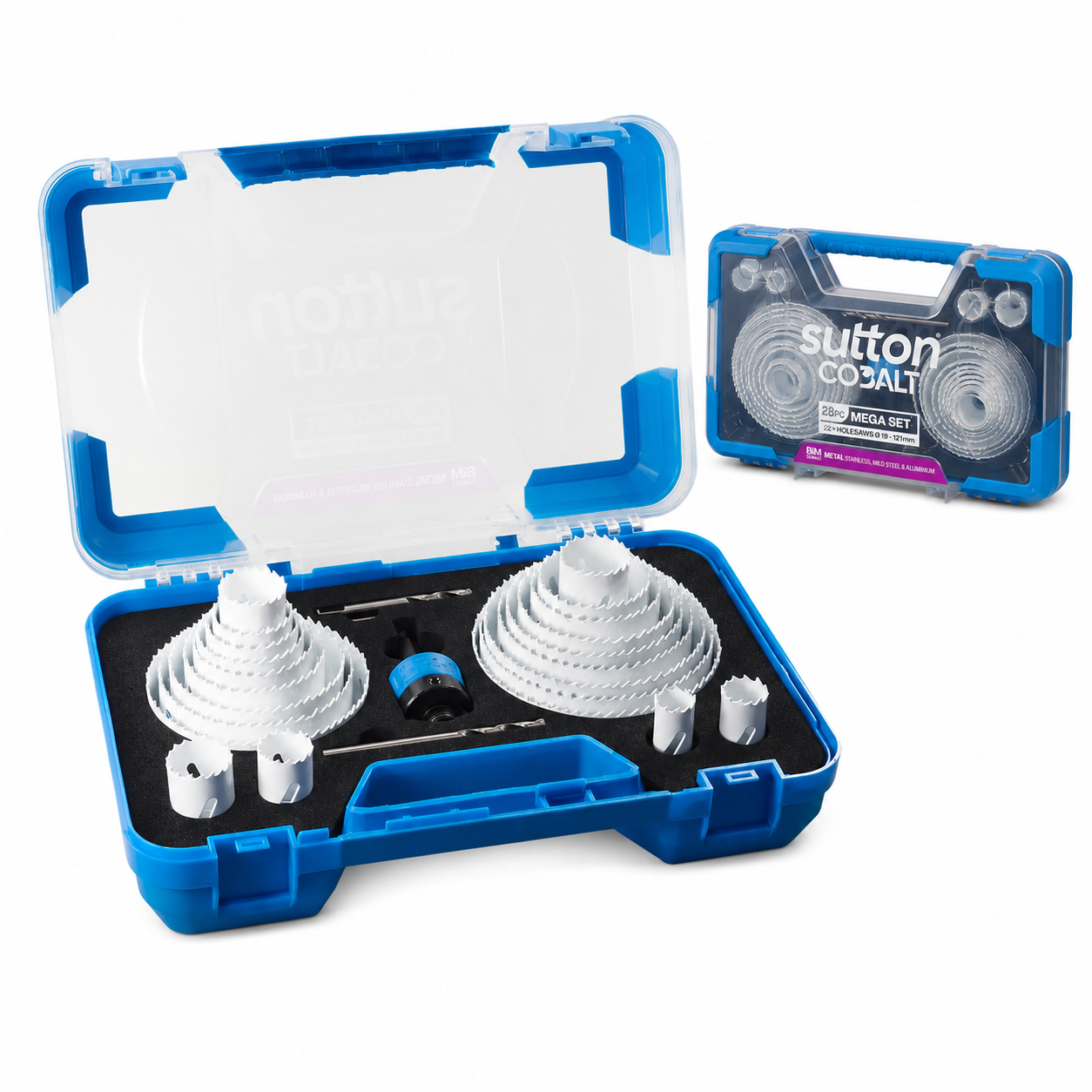Sutton Holesaw Cobalt BiMetal Mega Set 19-121mm 26 Piece - H125SG26A