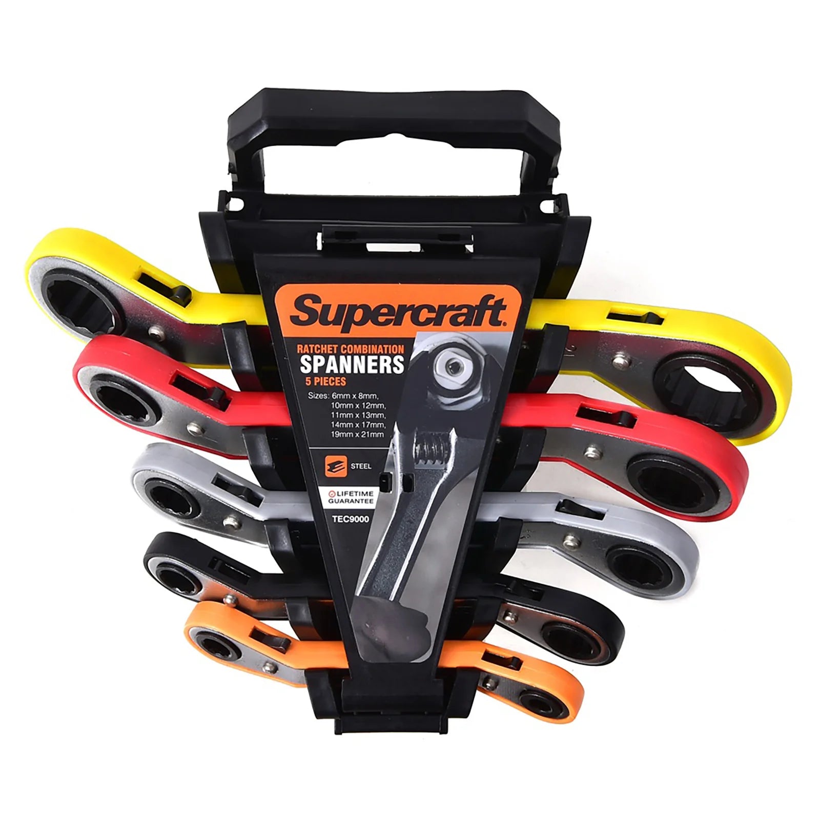 Supercraft TEC9000 5-Piece Spanner Ratchet Combination