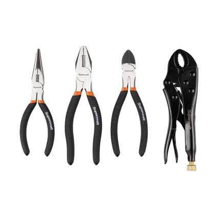 Supercraft 4-Piece Plier Set - South East Clearance Centre