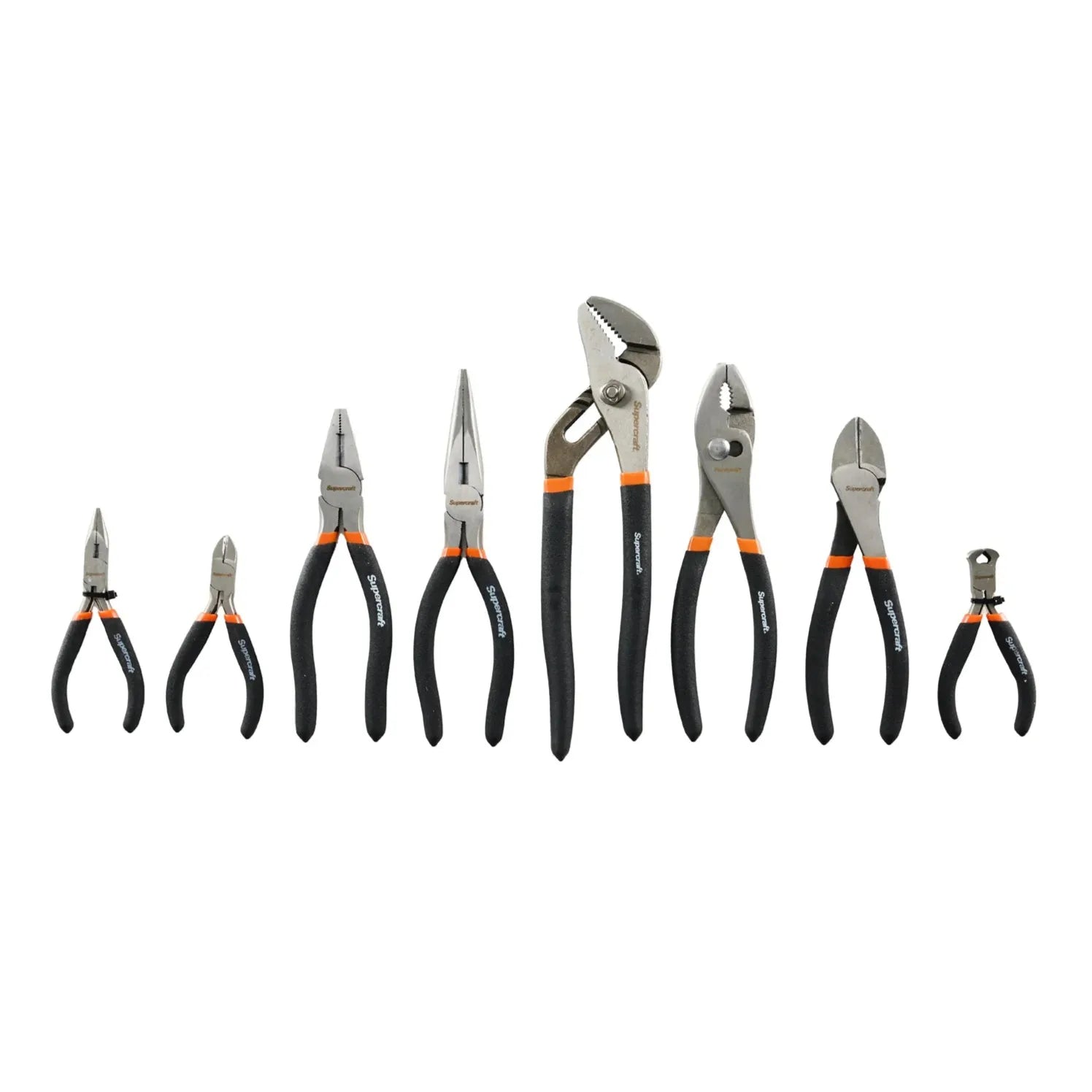 Supercraft Carbon Steel 8-Piece Plier Set TPA1010
