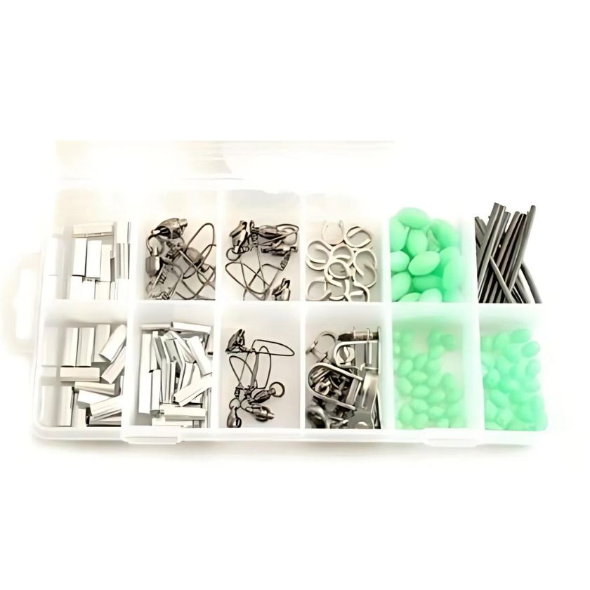 Game Fishing Crimp Accessory Assortment Kit - 206 piece - South East Clearance Centre