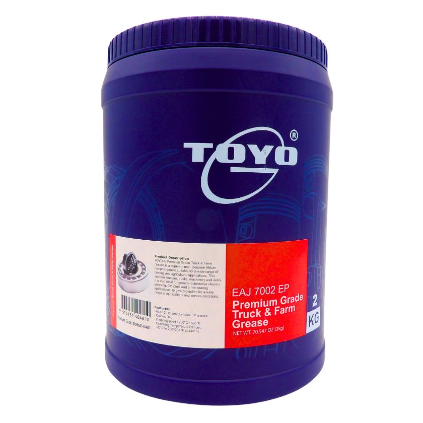 TOYO Truck Farm Grease, Red, 2kg Bucket - South East Clearance Centre