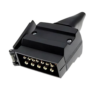 12 Pin Flat Trailer Plug Caravan Adapter Socket Connector - South East Clearance Centre