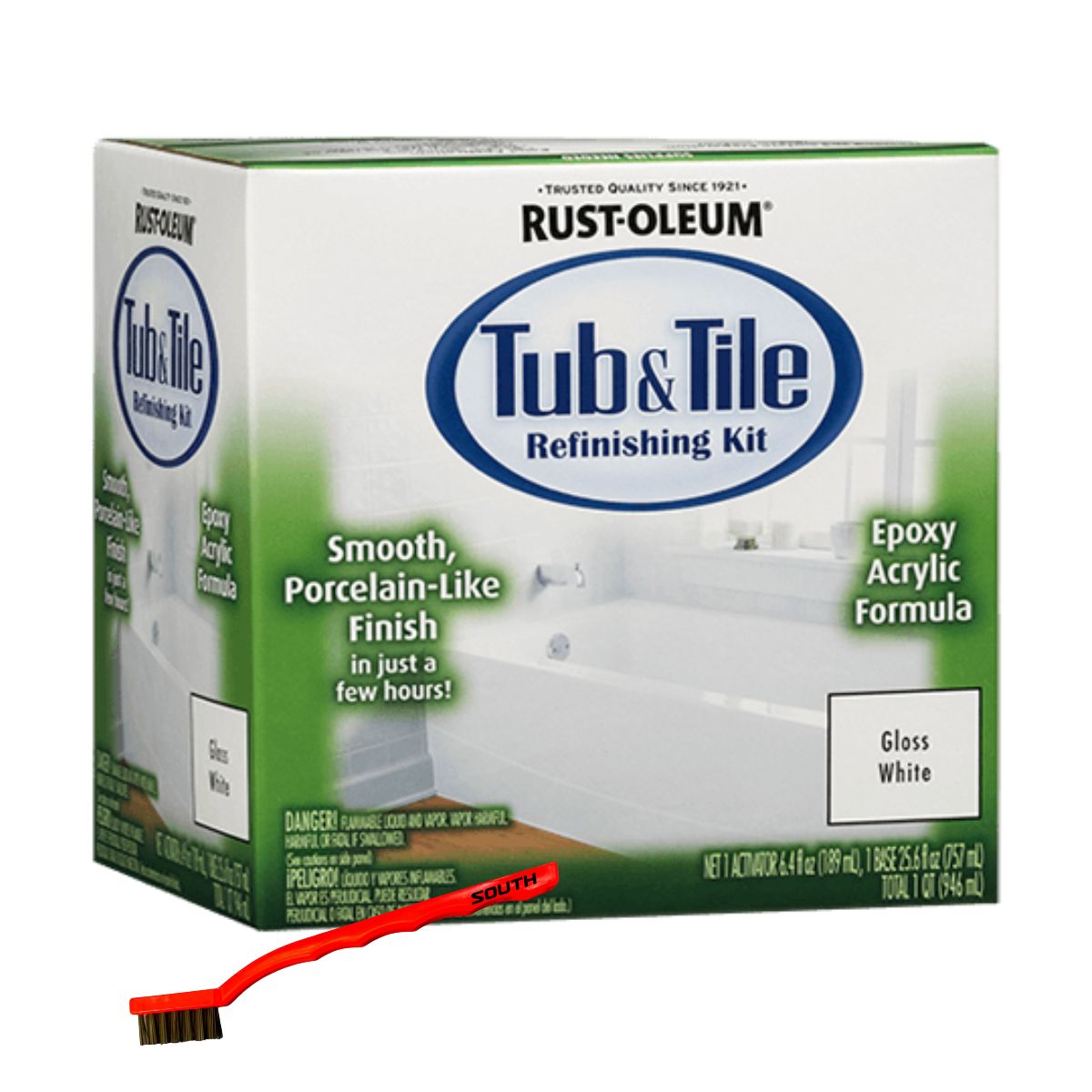 Rust-Oleum 385812 Tub & Tile Refreshing Solutions South Bundle- Gloss White - South East Clearance Centre
