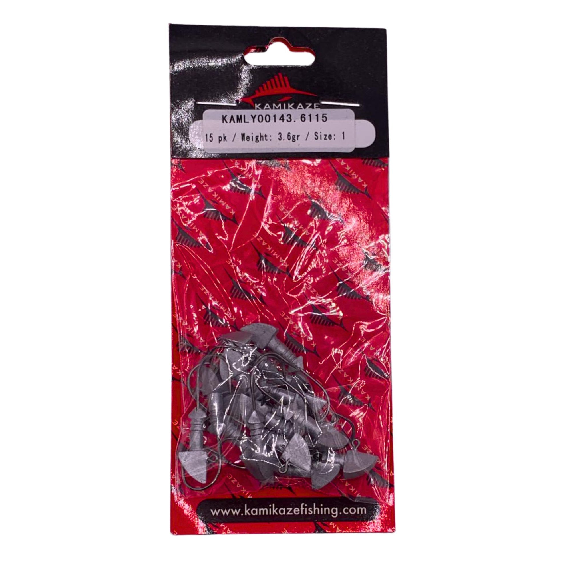 15 Pack 3.6gram Jig Head size #1 - South East Clearance Centre