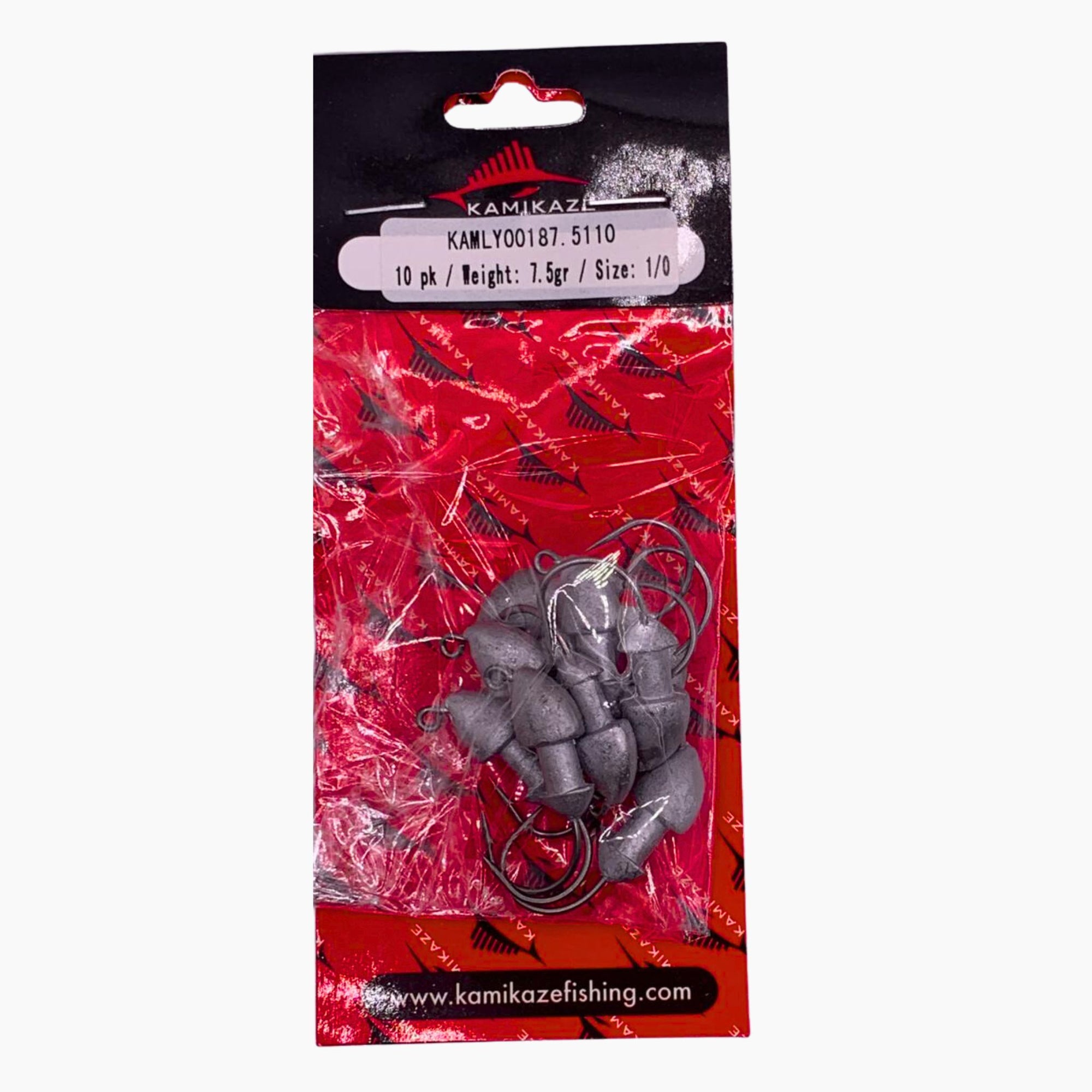 Jig Heads | Weight 7.5grams | Size: 1/0 | Pack of 10 - South East Clearance Centre