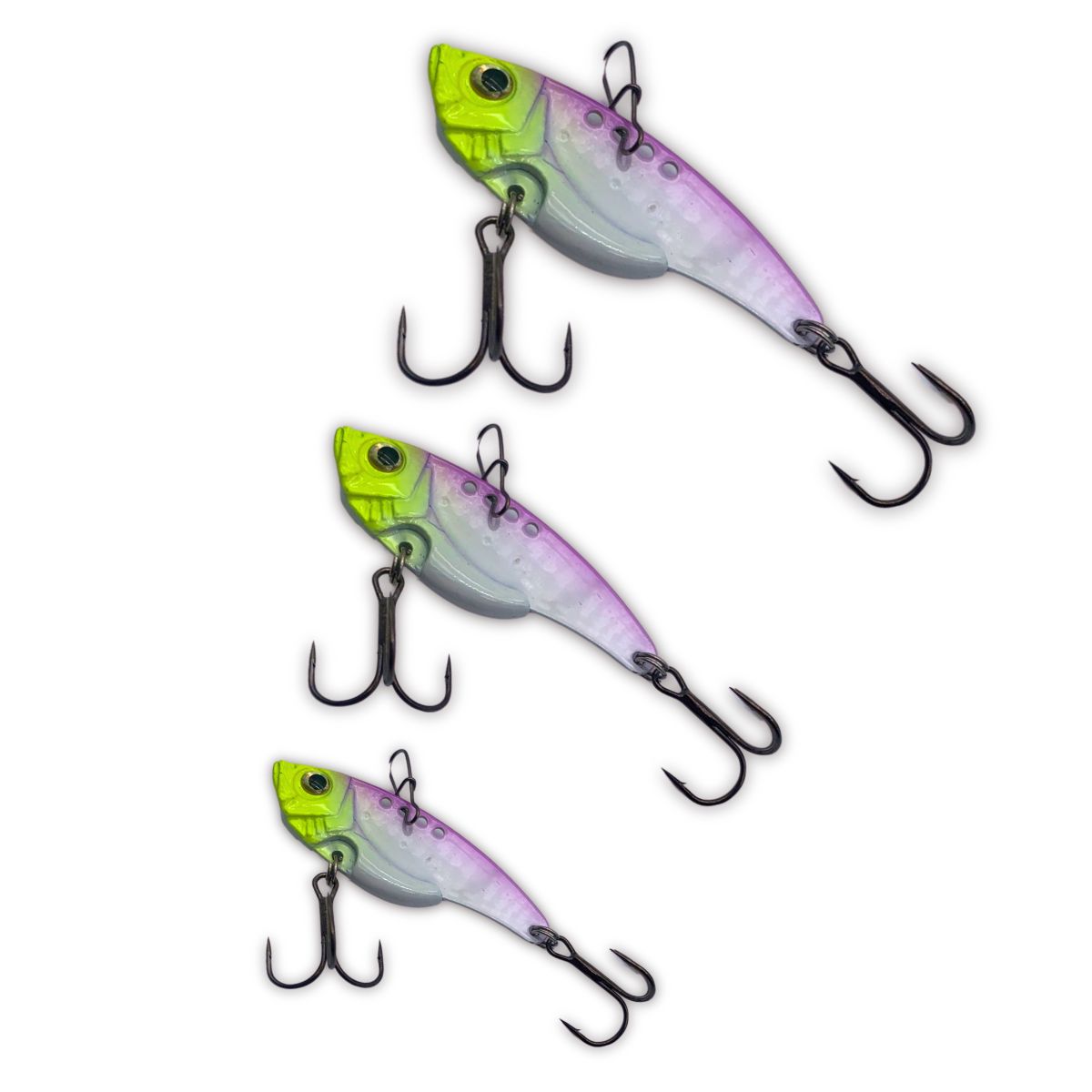 Metal Vibe Lures Purple Glimmer  | 3 Pack - South East Clearance Centre