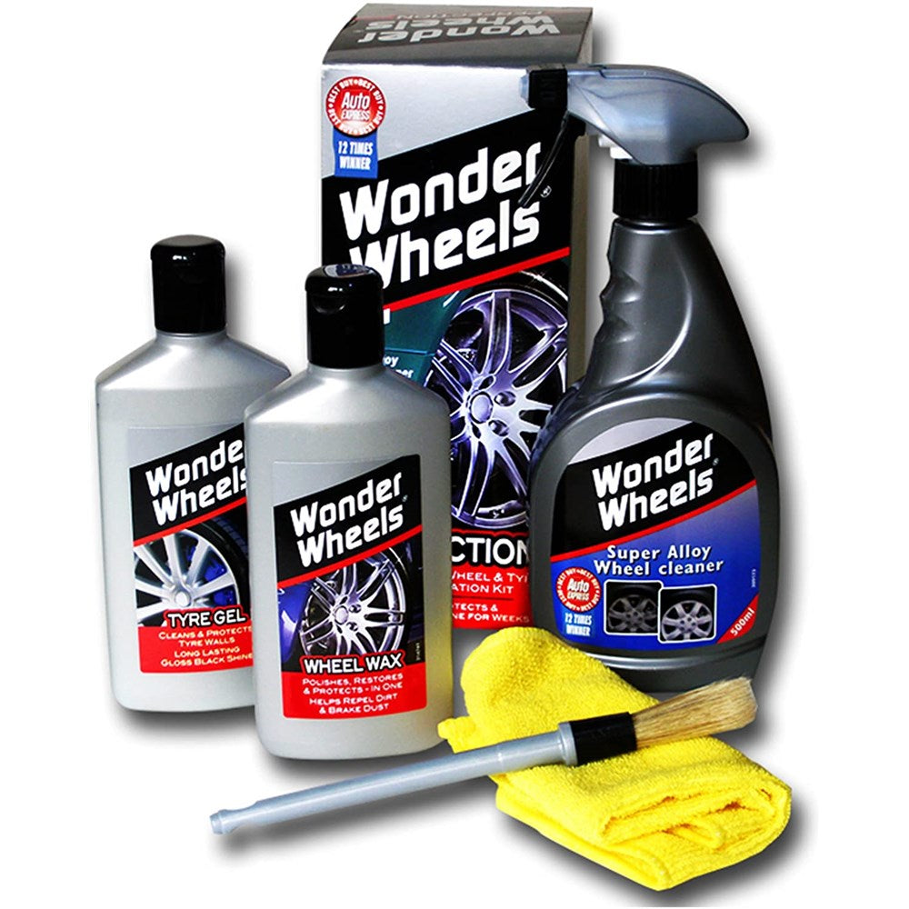 WONDER WHEELS WHEEL & TYRE PERFECTION KIT - 5 PIECE - WWP001 - South East Clearance Centre