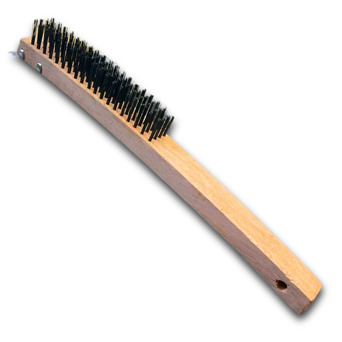 4 Row Steel Wire Brush with steel head, 340mm - South East Clearance Centre