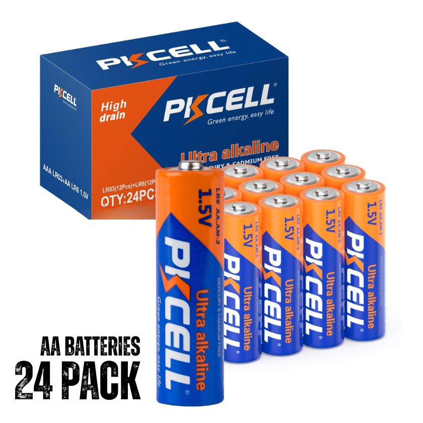 Premium Alkaline AA Battery (24-Pack)