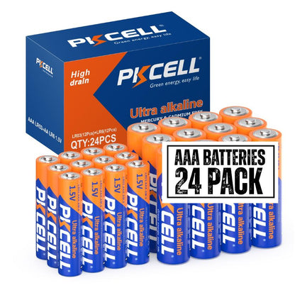 Pkcell Batteries AAA 1.5V Ultra Alkaline 24 Pack High Perfromance (24 Pack) - South East Clearance Centre