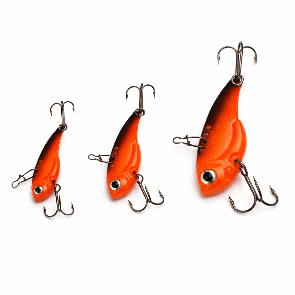 KAMIKAZE Metal Blades - Vibrating Lures 3 Pk L (Copper Head) - South East Clearance Centre