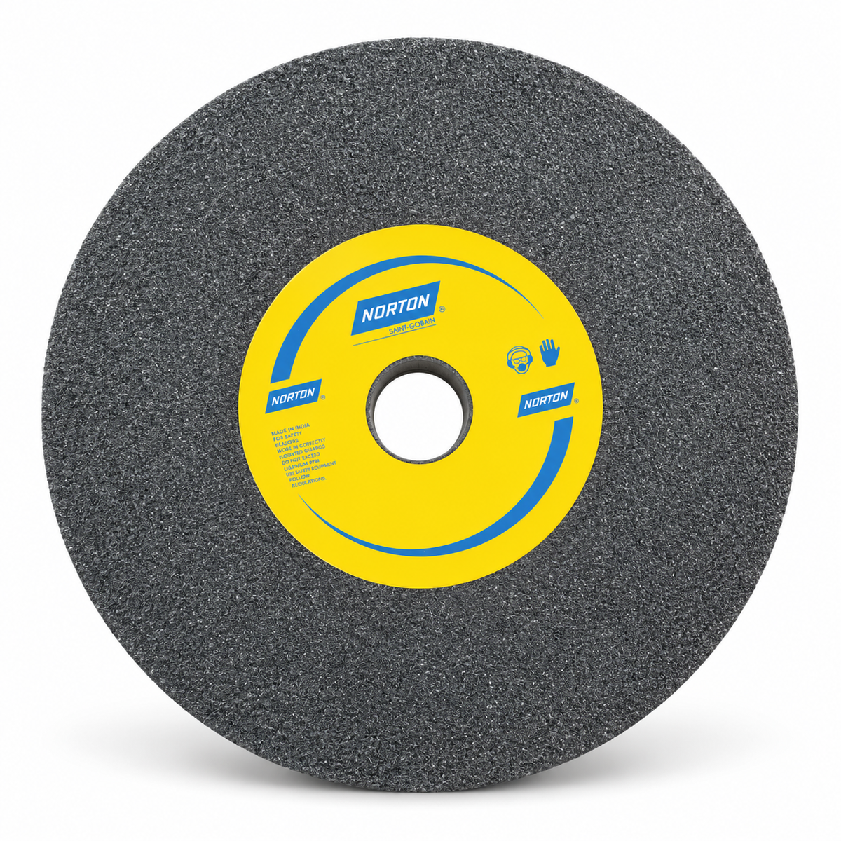 Norton Type 1A grinding wheel measuring 450mm in diameter × 50mm thick, with a 50.8mm centre bore. - South East Clearance Centre