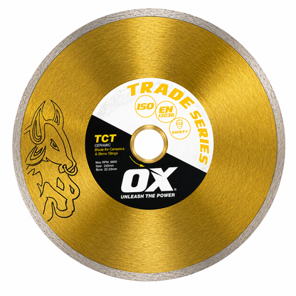 OX Trade Series TCT Ceramic Blade 230mm (9") – Ceramic & Stone Tile Cutting Disc