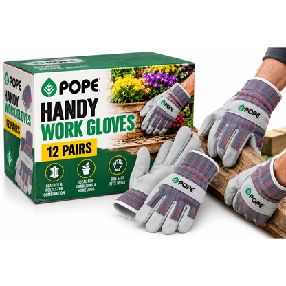 Pope 1010110 Handy Work Gloves - 12 Pairs