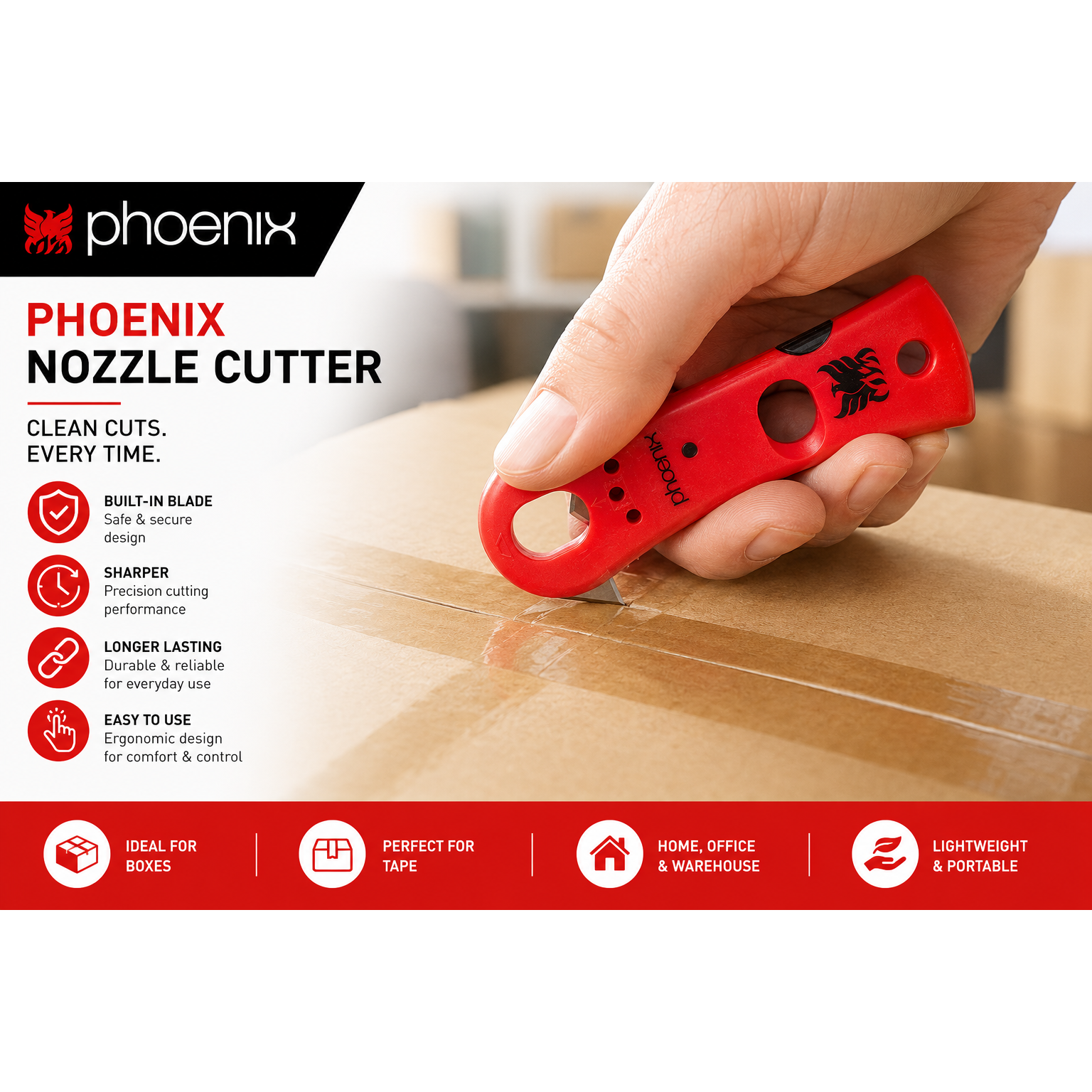 Phoenix Nozzle Cutter – Silicone & Caulking Cartridge Nozzle Cutting Tool | 12046