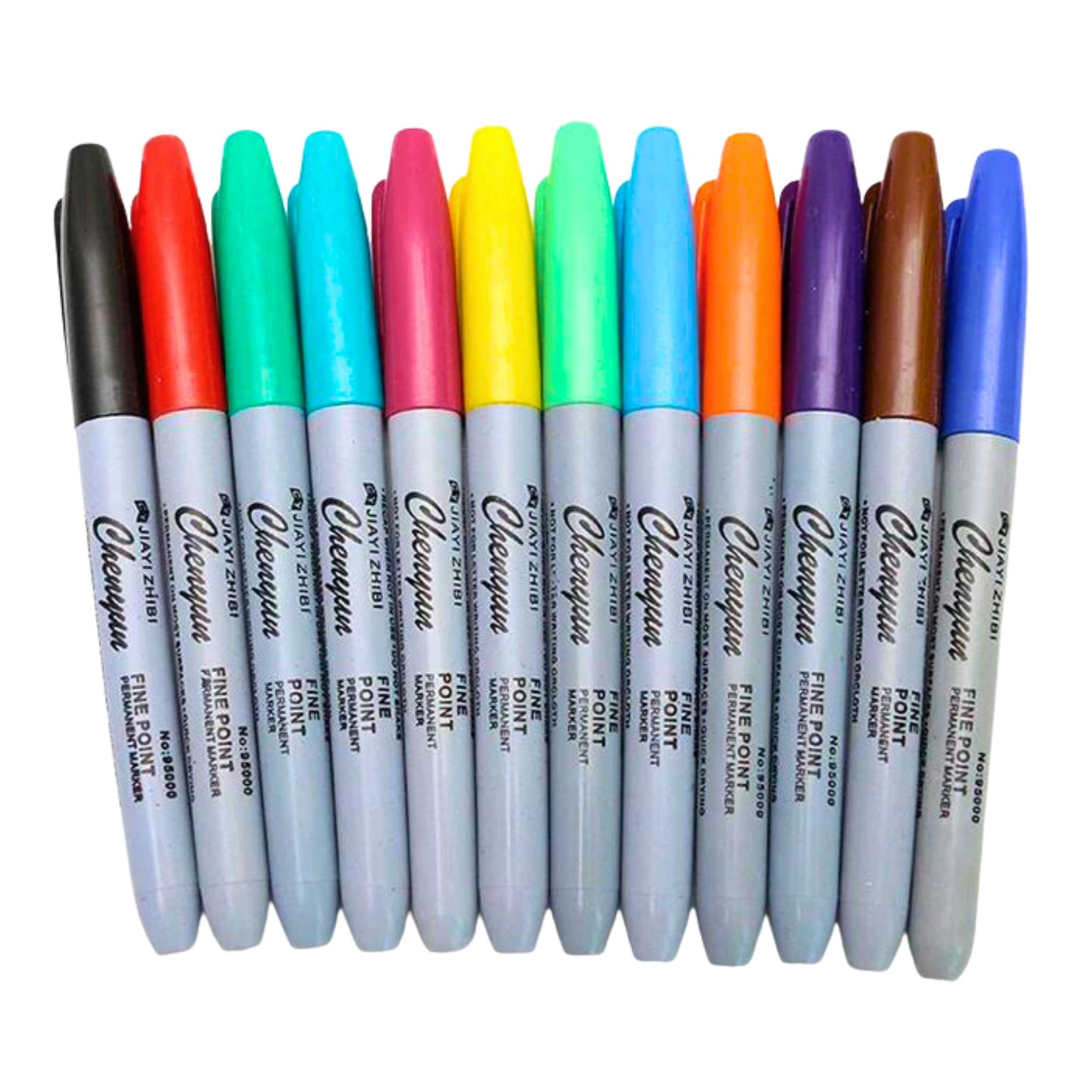 12 Pack - Permanent Markers (Coloured) - South East Clearance Centre