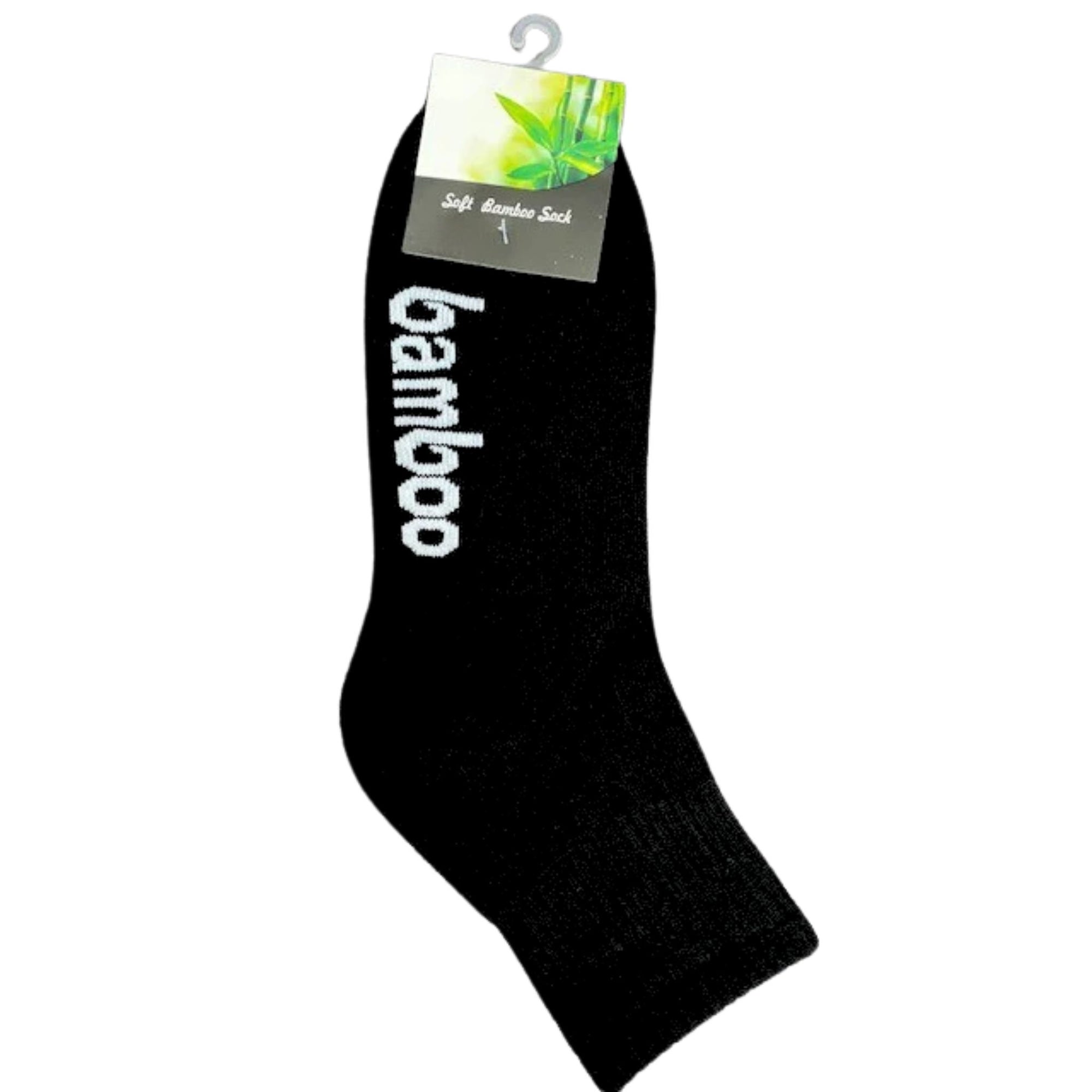 Black Bamboo Socks AS04 (Pair) - South East Clearance Centre