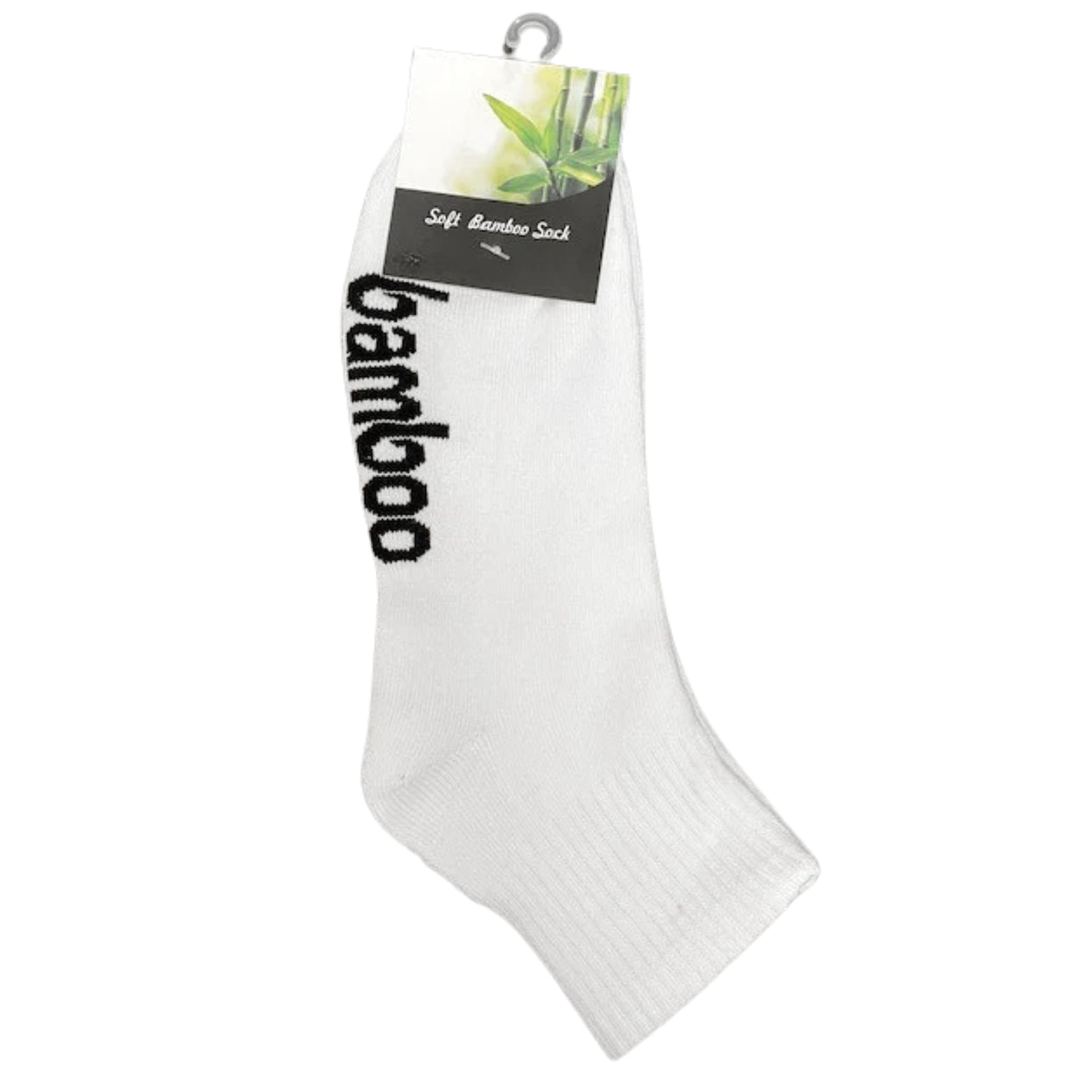 White Bamboo Socks AS05 (Pair) - South East Clearance Centre