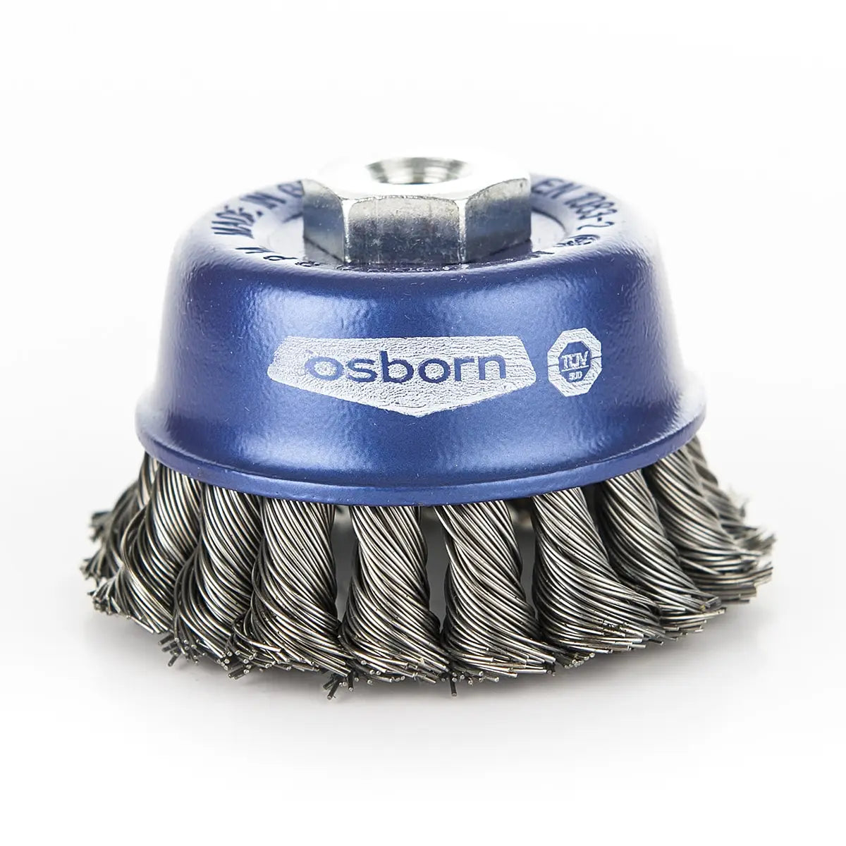 Osborn Stainless Steel Single Angle Grinder Twist Knot Cup Brush M10 - 115mm