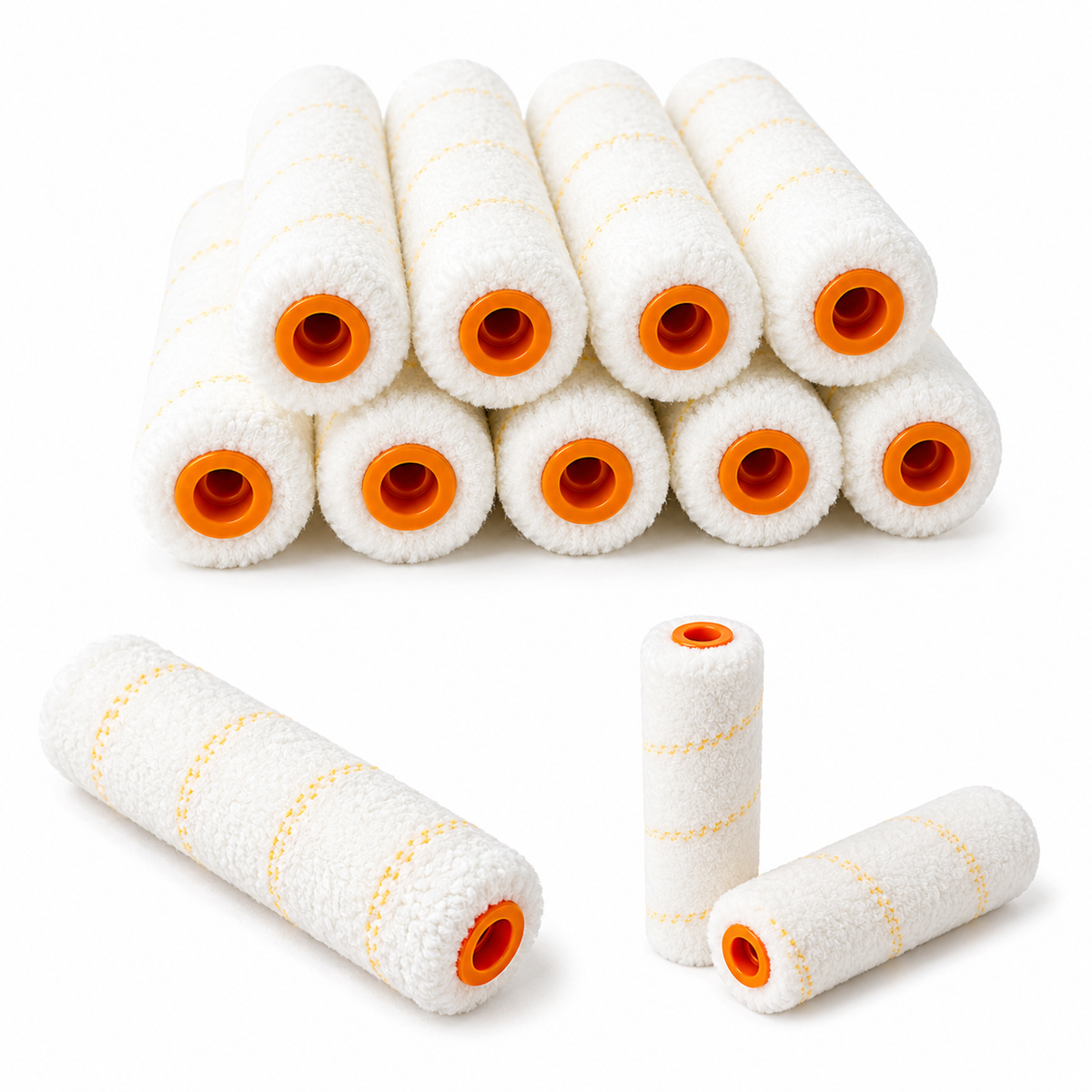 100mm Mini Paint Roller Covers – 10 Pack