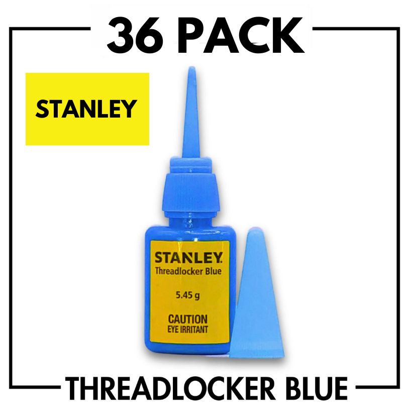 36 Pack | Stanley Blue Threadlocker 6ml (ST-481-6-AU) - South East Clearance Centre