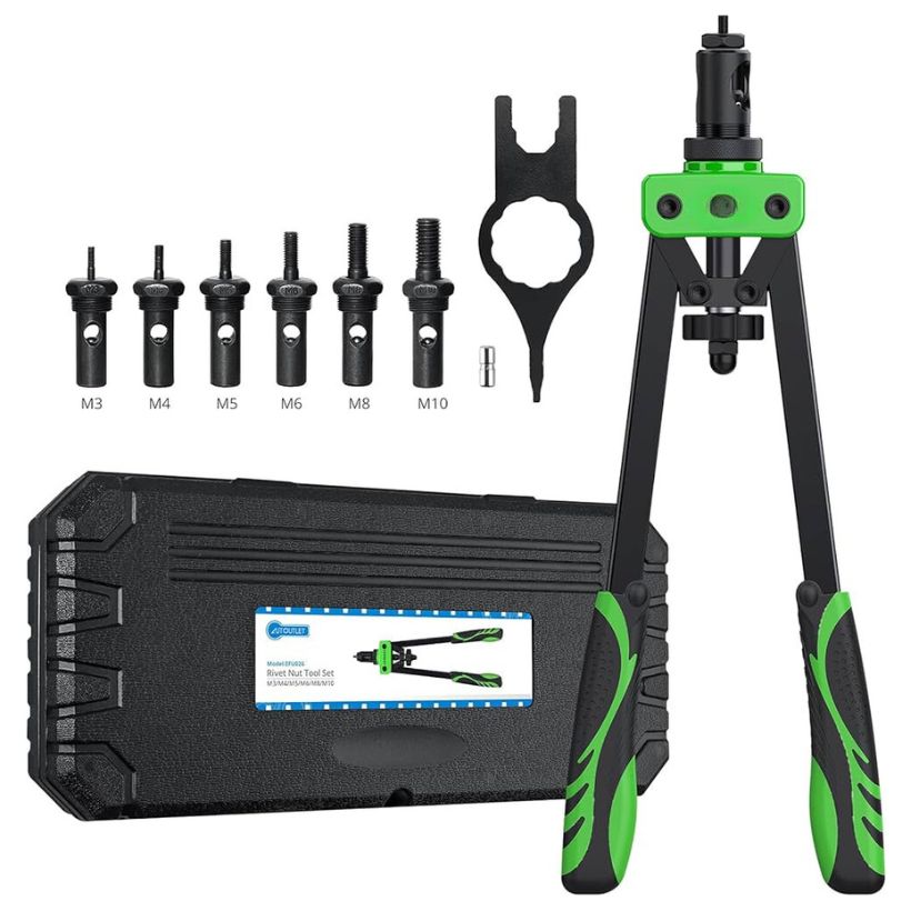 Nutsert Rivet Nut Gun Kit | M3-M10