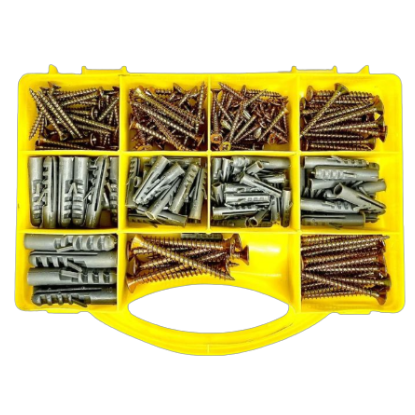 200 Piece Chipboard & Anchor Assortment Kit - South East Clearance Centre