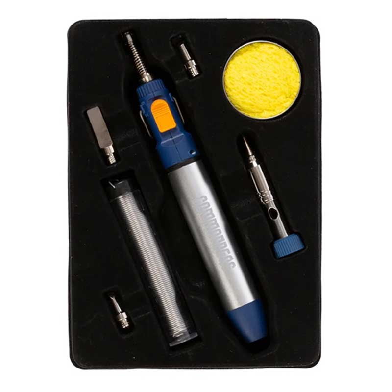 Command Tools 8 Piece Slimline Blow Torch & Soldering Iron Kit