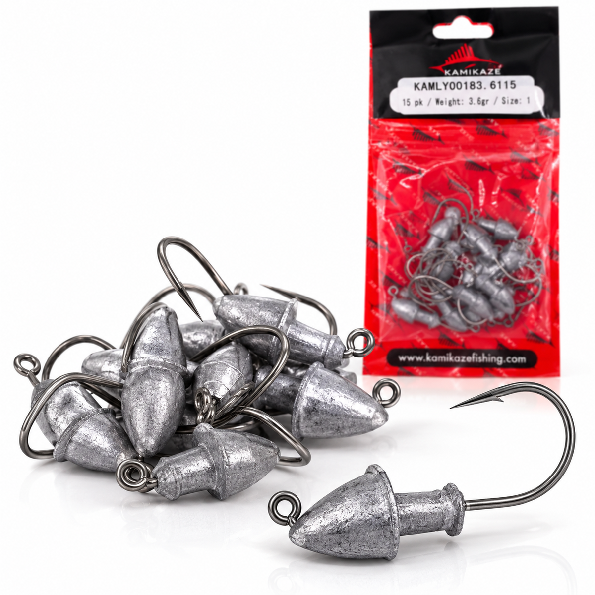 Jig Heads | Weight 3.6grams | Size: 1 | Pack of 15