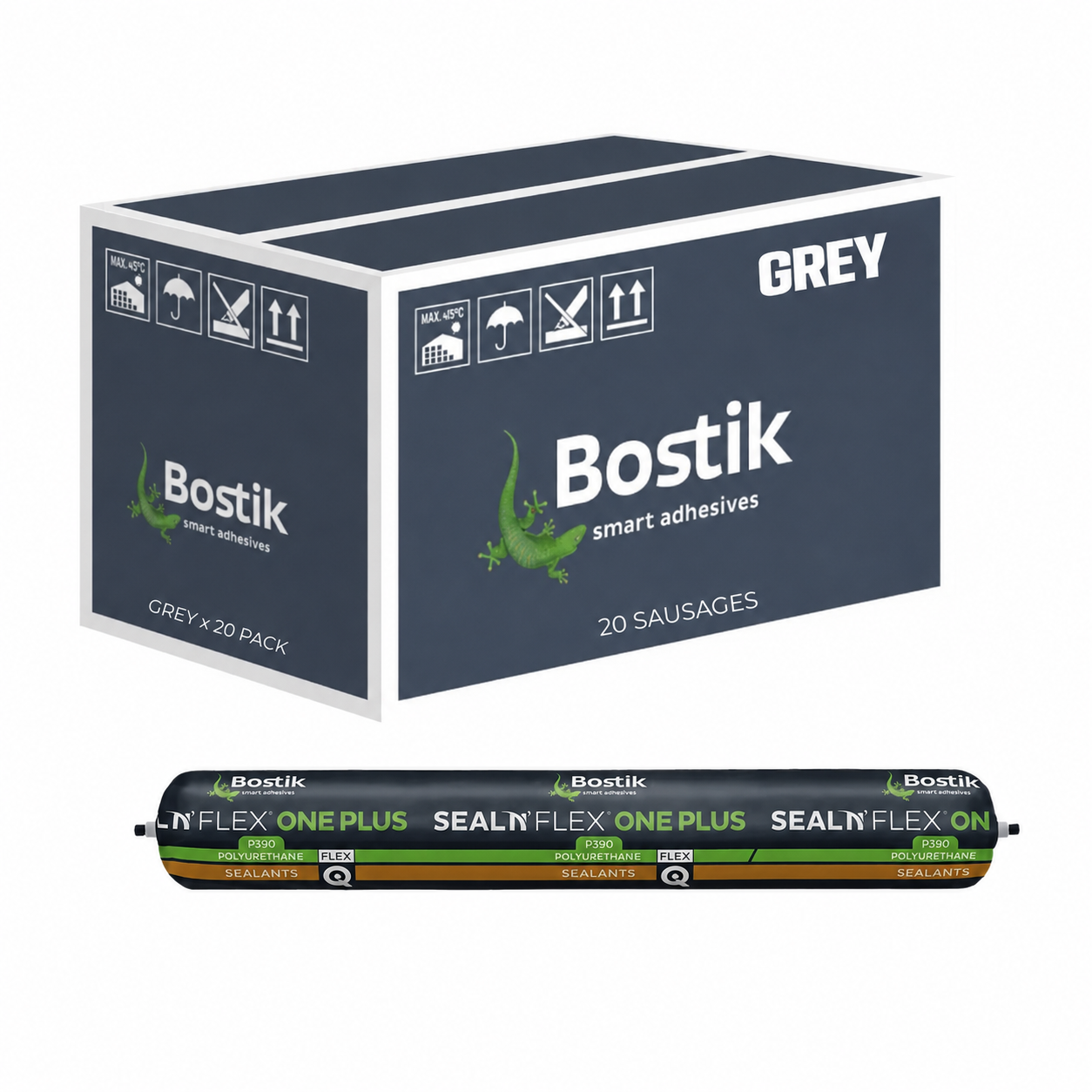 Bostik 30840034 600ml Seal "N" Flex Polyurethane Sealant (20 Pack)  - Grey - South East Clearance Centre