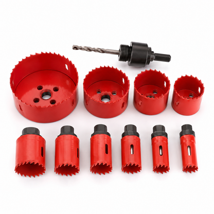 Bordo 8070-S3 Saber 16-92mm 12 Piece S3 Quick Change Hole Saw Kit