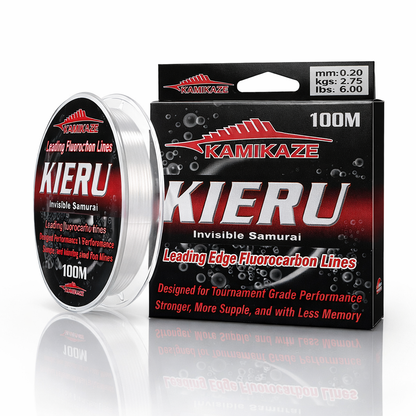 KAMIKAZE KIERU Fluorocarbon-Fluoro Carbon Leader 100m 6lb - South East Clearance Centre