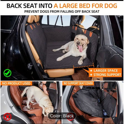 Waterproof Dog Seat Protector - Hard Base