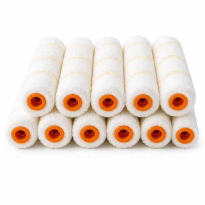 100mm Mini Paint Roller Covers – 10 Pack