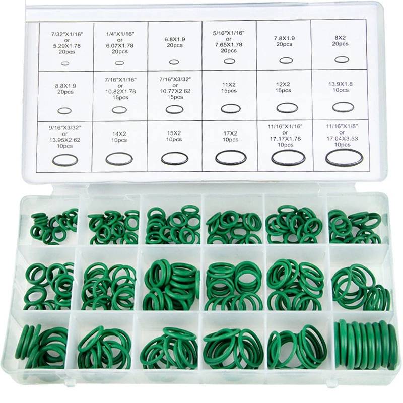 270 Piece Green O Ring Assortment Kit - South East Clearance Centre