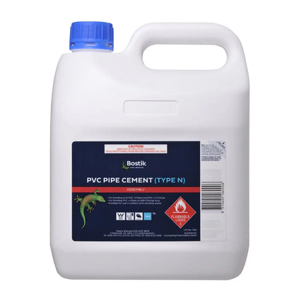 Bostik PVC Pipe Cement Type N Clear 4L  | EXP DEC 25