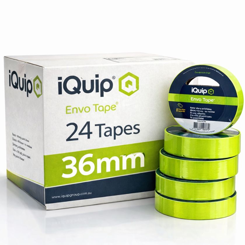 iQuip 30-Day Envo Masking Tape - 50 metres (Carton) - South East Clearance Centre