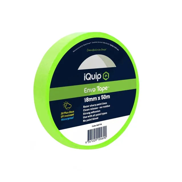 iQuip 30-Day Envo Masking Tape - 50 metres (Carton) - South East Clearance Centre