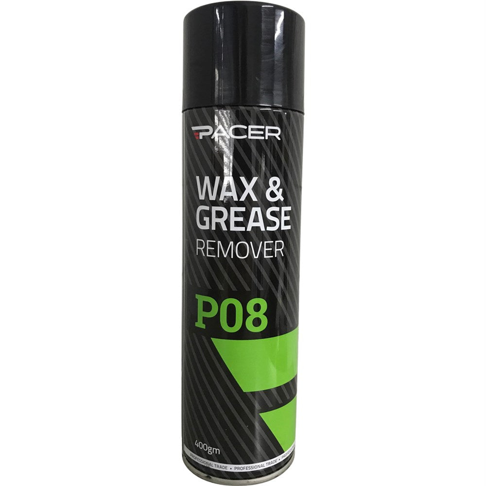 PACER P08 WAX & GREASE REMOVER 400G AEROSOL - PWGR400 - South East Clearance Centre