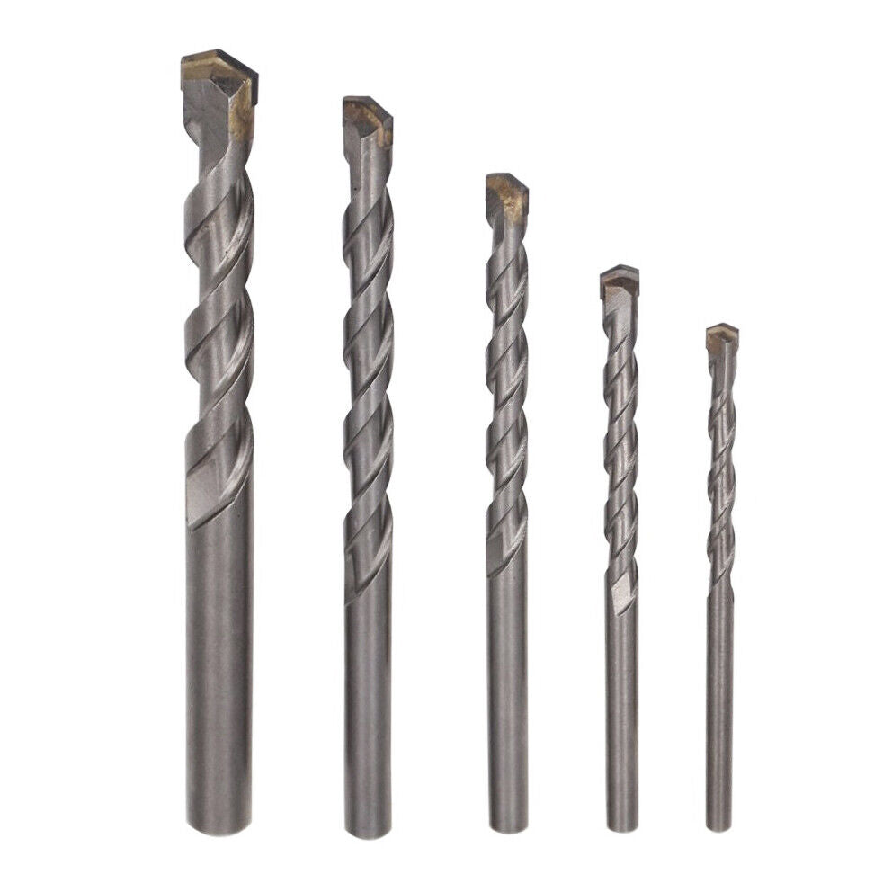 Concrete Masonry Drill Bits HSS, 4-10mm - 5 Pieces Set - South East Clearance Centre