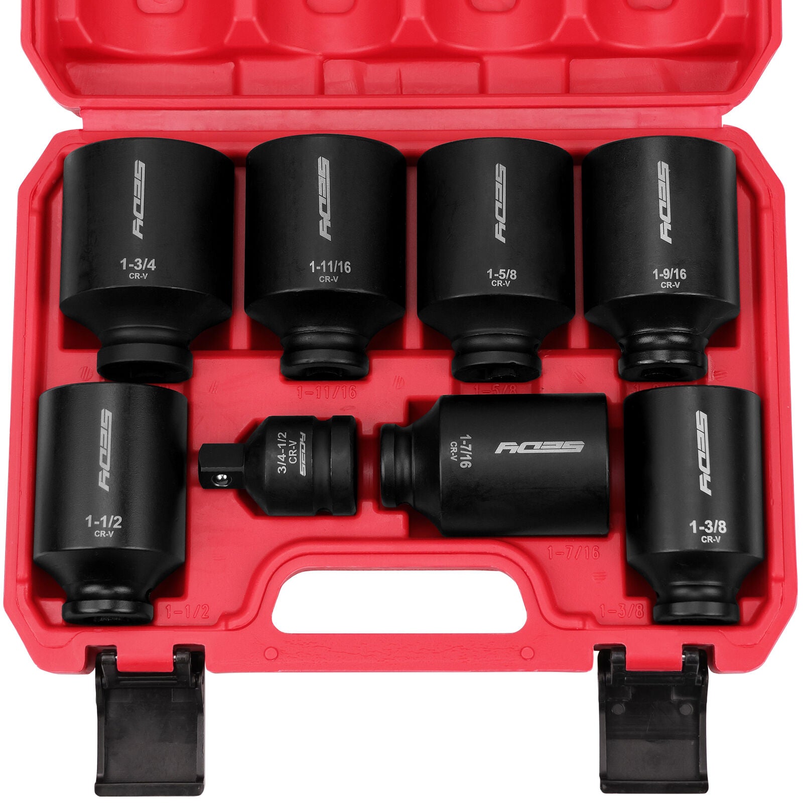8 Piece Imperial SAE Deep Impact Socket Set - South East Clearance Centre
