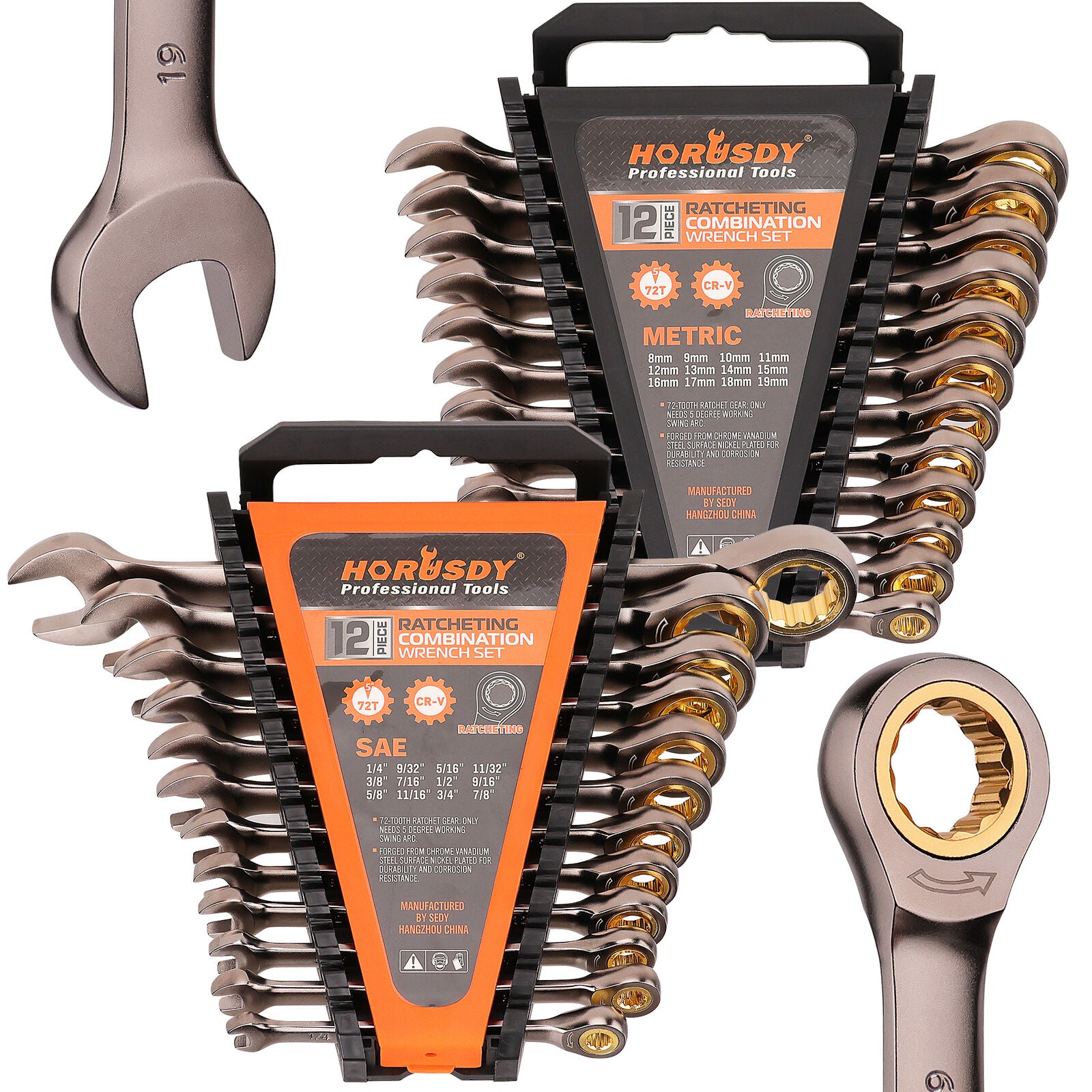24 Piece Ratcheting Combination Wrench Set - South East Clearance Centre