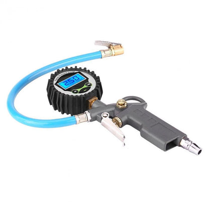 Digital Tire Inflator Pressure Gauge Car Air Line Tyre Pump Compressor 0-220 PSI - South East Clearance Centre
