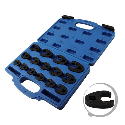 15 pieces Crowfoot Flare Nut Wrench Socket Set - South East Clearance Centre