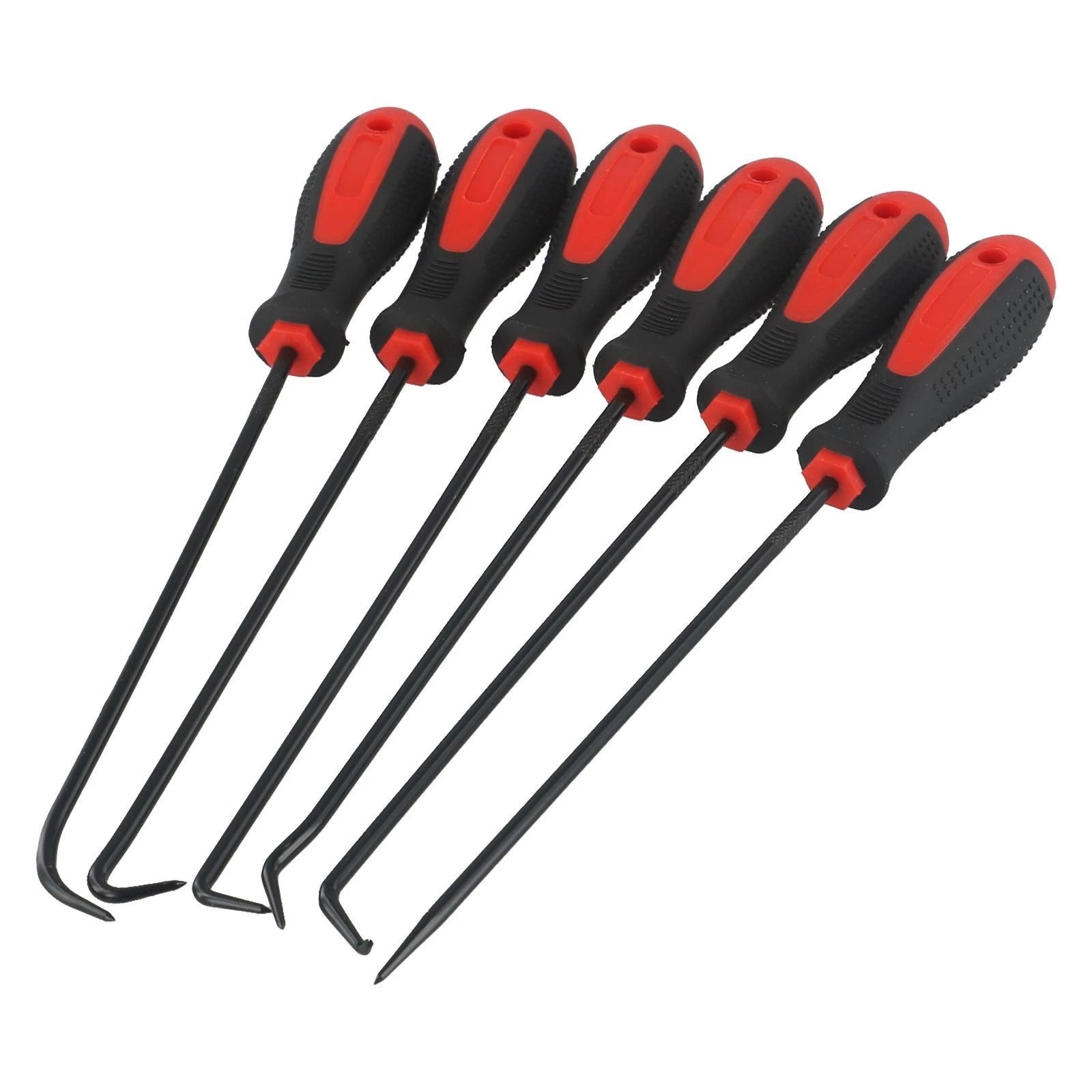 6-Piece Oil Seal Hook & Pick Set – Curved & Angled Hooks (22CM Total Length)